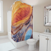 Jupiter's Great Red Spot - NASA Voyager Foto Duschvorhang (Beispiel)