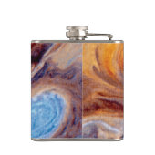Jupiter's Great Red Spot - NASA Voyager Foto Flachmann (Rückseite)