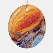 Jupiter's Great Red Spot - NASA Voyager Foto Keramik Ornament (Links)