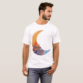 Jupiter's Great Red Spot - NASA Voyager Moon Face T-Shirt (Vorne ganz)