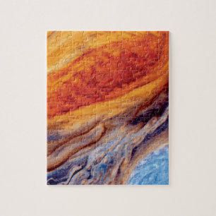 Jupiters Großer Roter Fleck - NASA Voyager-Foto Puzzle