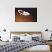 Jupiter's Northern Aurora Leinwanddruck (Insitu (Schlafzimmer))