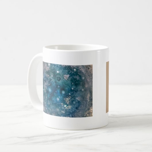 JUPITERS SÜDLICHE POLE KAFFEETASSE (Vorderseite Links)