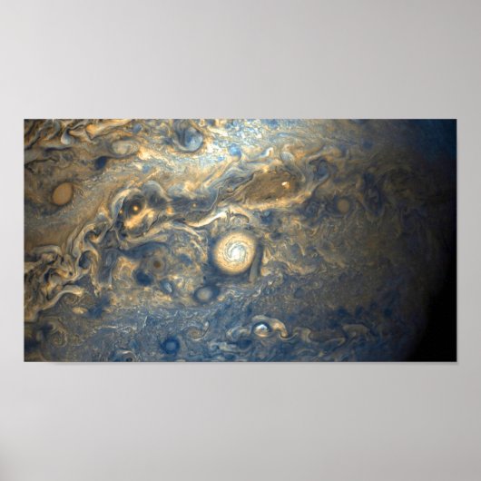 Jupiterwolken Poster (Vorne)