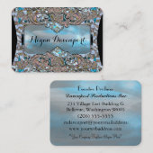 Juppenstrobe elegantes berufliches visitenkarte (Vorne/Hinten)