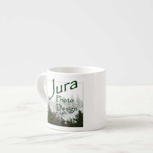 Jura Foto Design Logo für Espressomasse Espressotasse (Vorderseite Links)