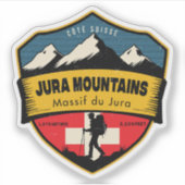 Jura Mountains , Massif du Jura , Switzerland  Aufkleber (Vorderseite)