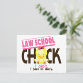 Jura School Chick 1 Postkarte (Stehend Vorderseite)