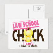 Jura School Chick 1 Postkarte (Vorne/Hinten)