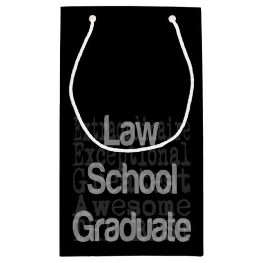 Jura School Graduate Extraordinaire Kleine Geschenktüte (Rückseite)