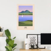Jura Schottland Reiseplakat Poster (Heimbüro)