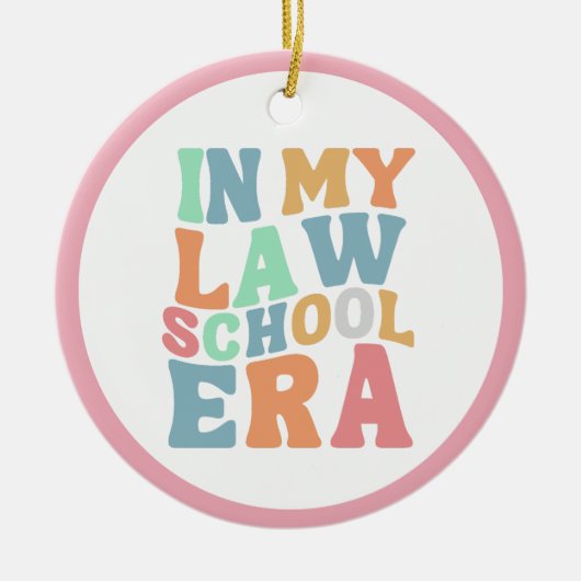 Jura-Schule Keramik Ornament (Vorne)