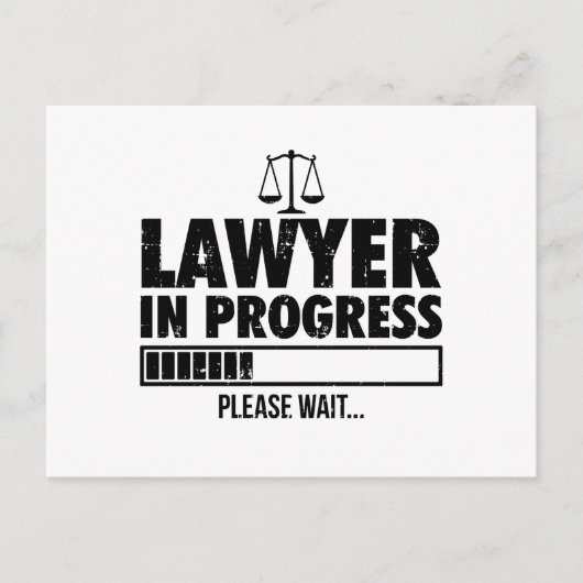 Jura-Schule | Rechtsanwälte Advocate Geschenkideen Postkarte (Vorderseite)