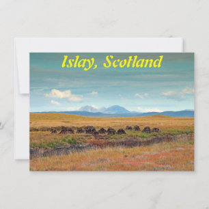 Jurapapape aus Islay, Schottland-Karte