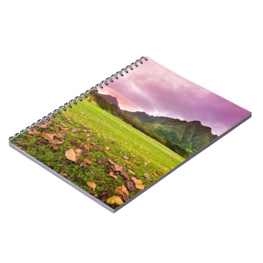 Jurasonnenuntergang Notizblock (Linke Seite)