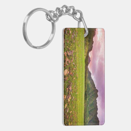 Jurasonnenuntergang Schlüsselanhänger (Vorderseite links)