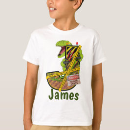 Jurassic Alphabet | Individuelle Name des Anfangss T-Shirt