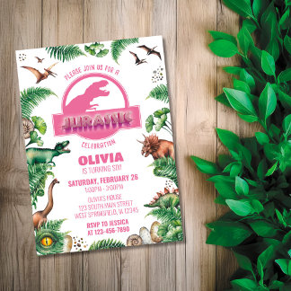 Jurassic Birthday Einladung Jurassic Einladung