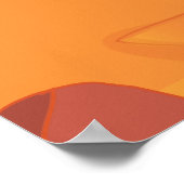 Jurassic Coast Devon Cartoon Reiseplakat Poster (Ecke)