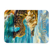 Jurassic Coast England Magnet (Horizontal)