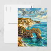 Jurassic Coast England Postkarte (Vorne/Hinten)