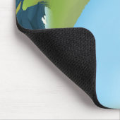 Jurassic Coast England South Coast Travel Poster Mousepad (Ecke)