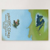 Jurassic Coast England South Coast Travel poster Puzzle (Horizontal)
