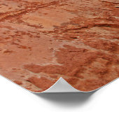 Jurassic Coast red rocks, Devon, England Poster (Ecke)