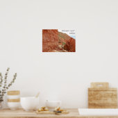 Jurassic Coast red rocks, Devon, England Poster (Küche)