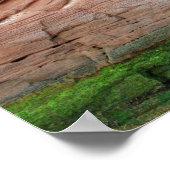 Jurassic Coast red rocks, Devon, England Poster (Ecke)