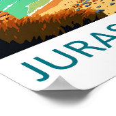 Jurassic Coast Travel Print Wall Art Jurassic Coas Poster (Ecke)