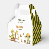 Jurassic Construction Zone Boy Birthday Geschenkschachtel (Vorderseite)