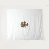 Jurassic Cowboy Skull - Funny Dino Rodeo Wandteppich (Vorderseite (Horizontal))