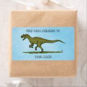 Jurassic Dinosaur Allosaurus Buchzeichen (Insitu)