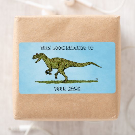 Jurassic Dinosaur Allosaurus Buchzeichen (Insitu)