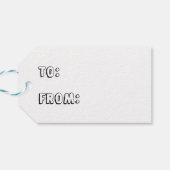 Jurassic Dinosaur Allosaurus Geschenkanhänger (Rückseite Horizontal)