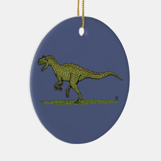 Jurassic Dinosaur Allosaurus Keramikornament (Rechts)