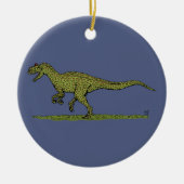 Jurassic Dinosaur Allosaurus Keramikornament (Vorne)