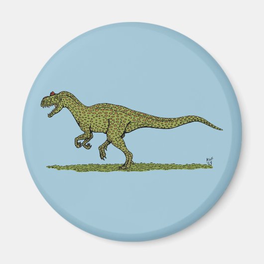 Jurassic Dinosaur Allosaurus Magnet (Vorne)