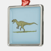 Jurassic Dinosaur Allosaurus Ornament Aus Metall (Links)