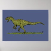 Jurassic Dinosaur Allosaurus Poster (Vorne)