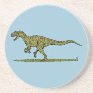 Jurassic Dinosaur Allosaurus Sandstein Untersetzer