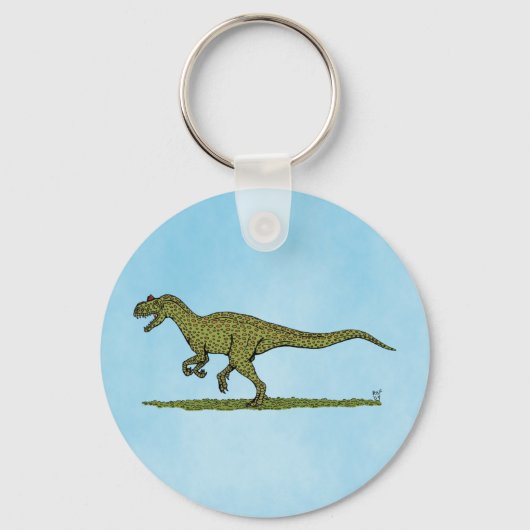 Jurassic Dinosaur Allosaurus Schlüsselanhänger (Vorderseite)
