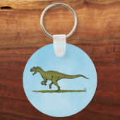 Jurassic Dinosaur Allosaurus Schlüsselanhänger (Rückseite)