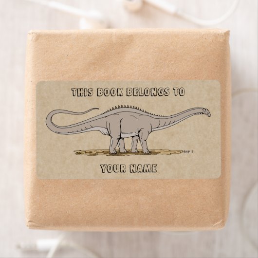 Jurassic Dinosaur Apatosaurus Buchzeichen (Insitu)