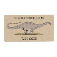 Jurassic Dinosaur Apatosaurus Buchzeichen