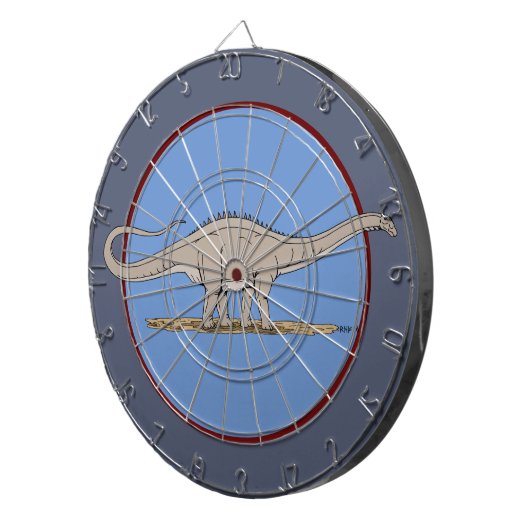 Jurassic Dinosaur Apatosaurus Dartscheibe (Vorderseite rechts)