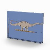 Jurassic Dinosaur Apatosaurus Fotoblock (Rechts)