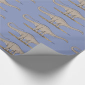 Jurassic Dinosaur Apatosaurus Geschenkpapier (Ecke)