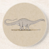 Jurassic Dinosaur Apatosaurus Getränkeuntersetzer (Vorne)